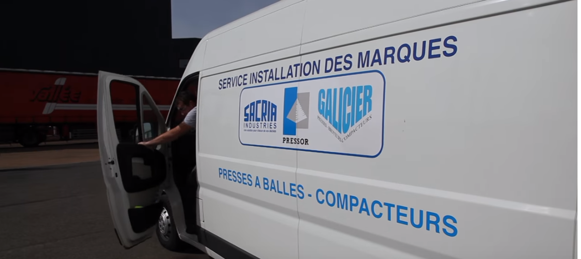 Presse à déchets, compacteur à déchets